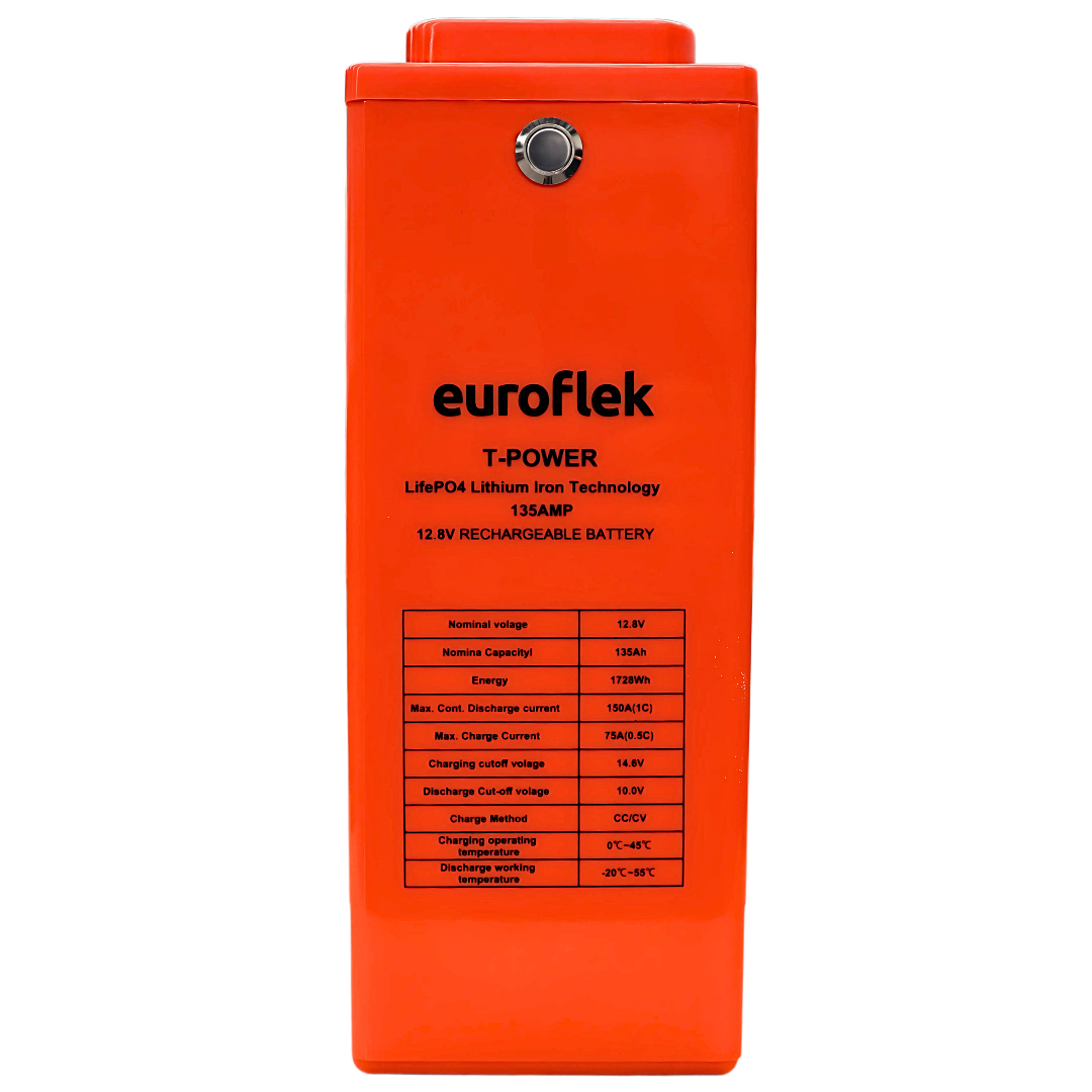 T-POWER LifeP04 Lithium Iron Technology 135AMP 12.8 Rechargeable Battery