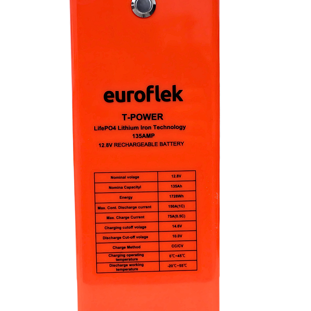 T-POWER LifeP04 Lithium Iron Technology 135AMP 12.8 Rechargeable Battery