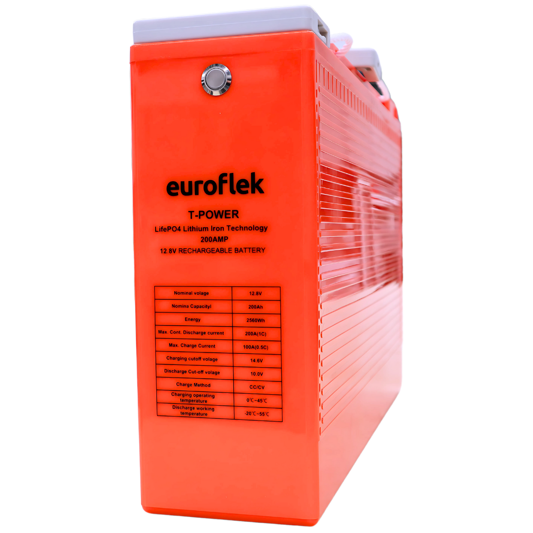 T-POWER LifeP04 Lithium Iron Technology 200AMP 12.8 Rechargeable Battery