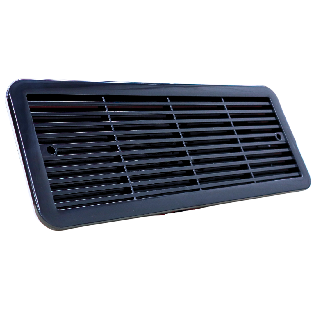 RV Sidewall Exterior Ventilation Fan 12V - Black