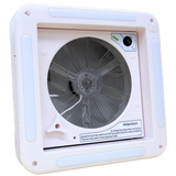 RV Roof Vent Fan 280x280mm - White