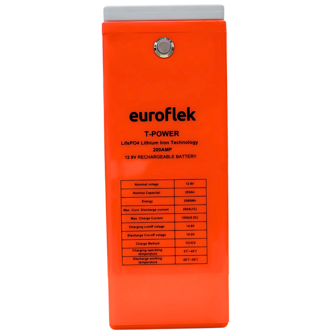 T-POWER LifeP04 Lithium Iron Technology 200AMP 12.8 Rechargeable Battery