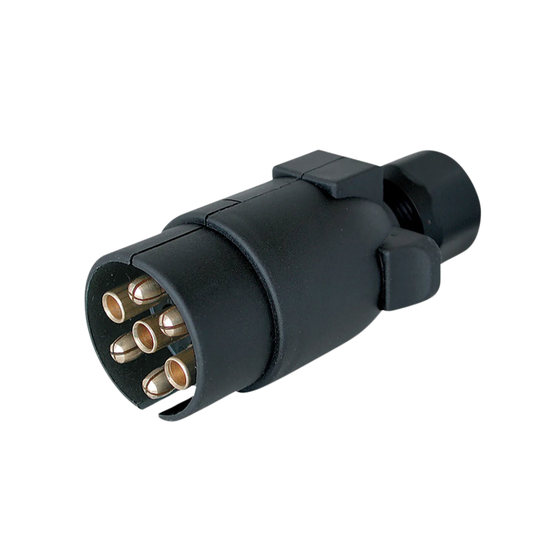 7 Pin Round Small Trailer Plug