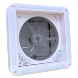 RV Roof Vent Fan 340x340mm - White